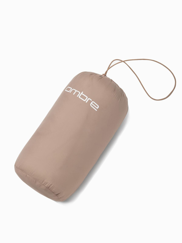 Ombre Clothing Бежово мъжко леко ватирано яке Ombre Clothing