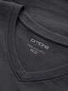 Ombre Clothing Тъмно сива мъжка основна тениска Ombre Clothing