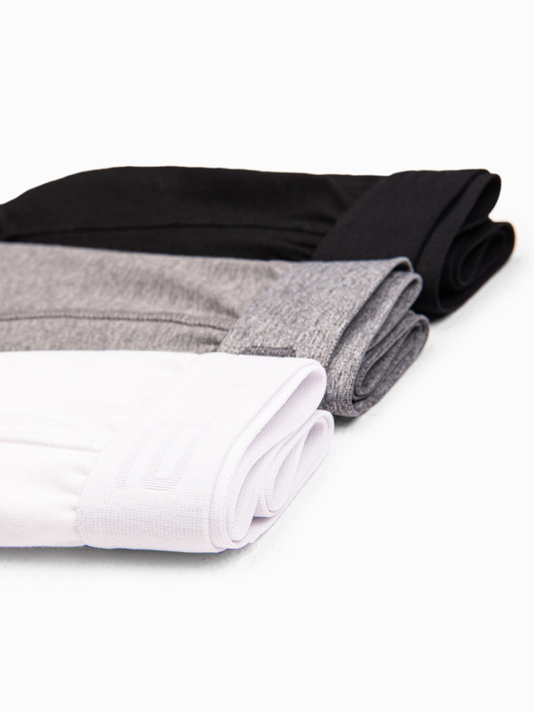 Ombre Clothing Комплект от три мъжки боксерки в сиво, бяло и черно Ombre Clothing