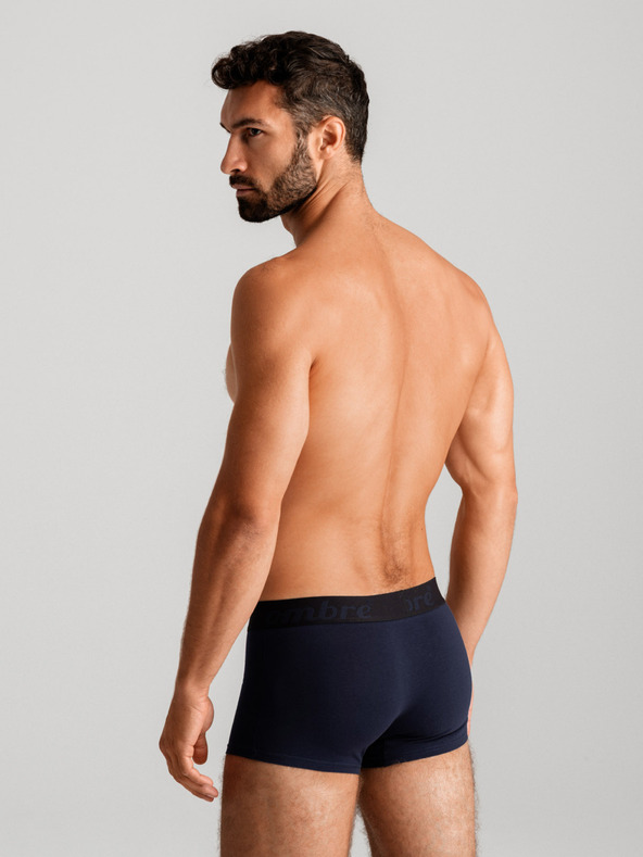 Ombre Clothing Комплект от седем мъжки боксерки в сиво, тъмно синьо, бяло и черно Ombre Clothing