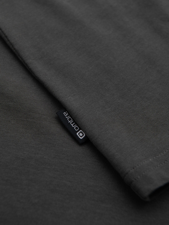 Ombre Clothing Мъжка свободна тениска с джоб Зелено облекло Ombre