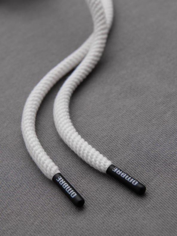 Ombre Clothing Сив мъжки суитчър с кенгуру и качулка Ombre Clothing