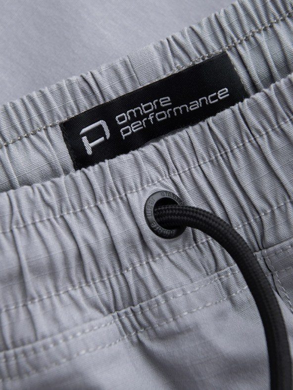 Ombre Clothing Светлосиви мъжки товарни панталони Ombre Clothing