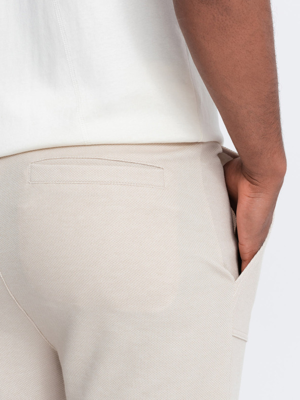 Ombre Clothing Бежово мъжко долнище Ombre Облекло