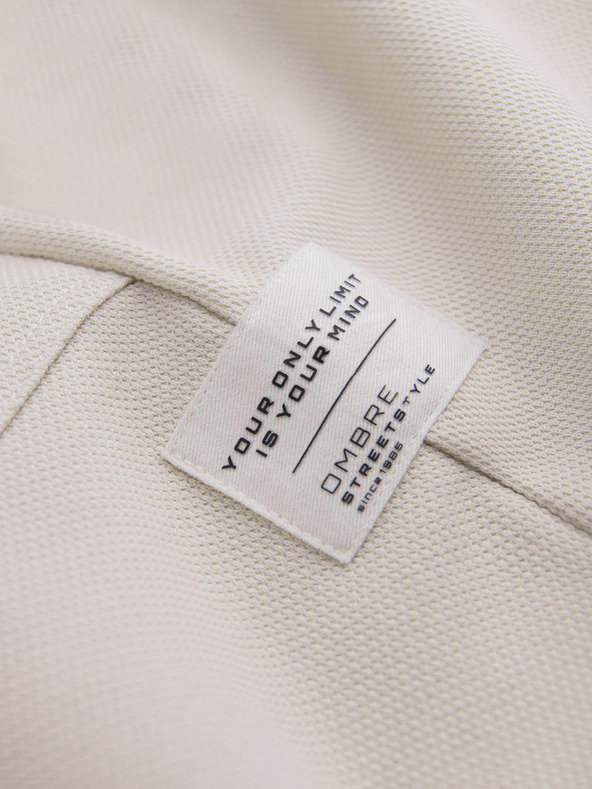 Ombre Clothing Бежово мъжко долнище Ombre Облекло