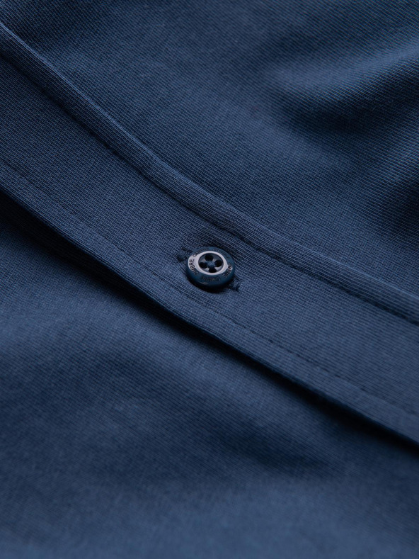 Ombre Clothing Синя мъжка риза от жарсе Ombre Clothing