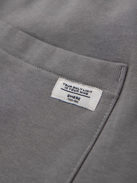 Ombre Clothing Сиви мъжки спортни панталони Ombre Clothing