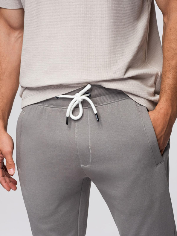 Ombre Clothing Сиви мъжки спортни панталони Ombre Clothing