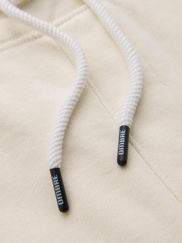 Ombre Clothing Кремави мъжко долнище Ombre Clothing