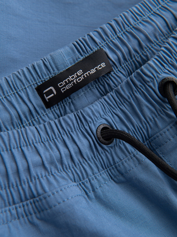 Ombre Clothing Сини мъжки товарни панталони Ombre Clothing