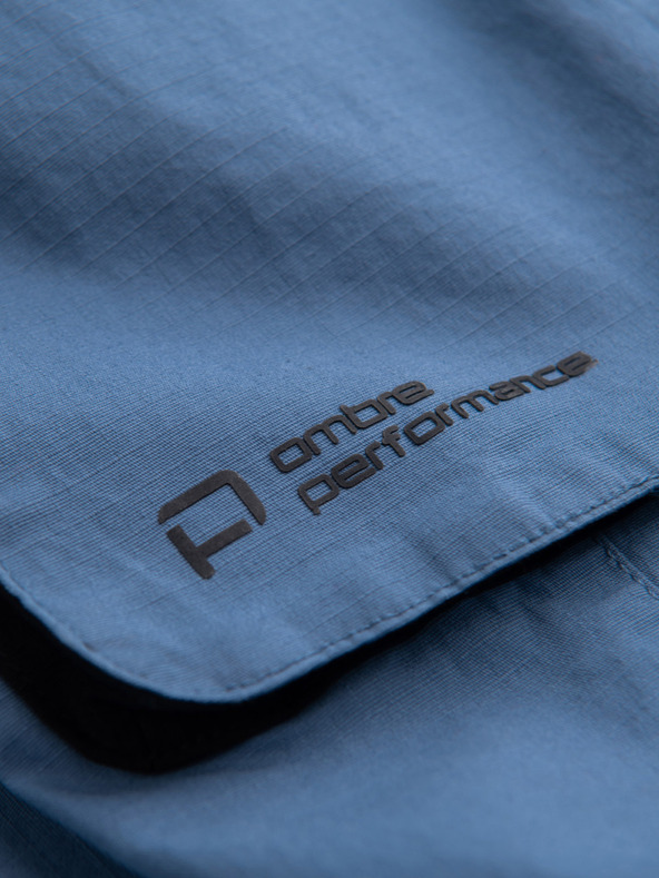 Ombre Clothing Сини мъжки товарни панталони Ombre Clothing