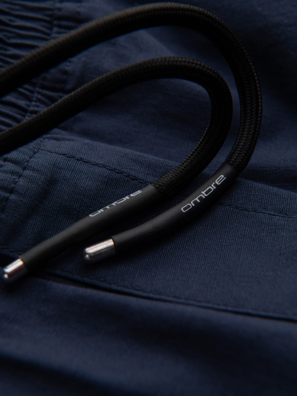 Ombre Clothing Тъмно сини мъжки товарни панталони джогер Ombre Clothing