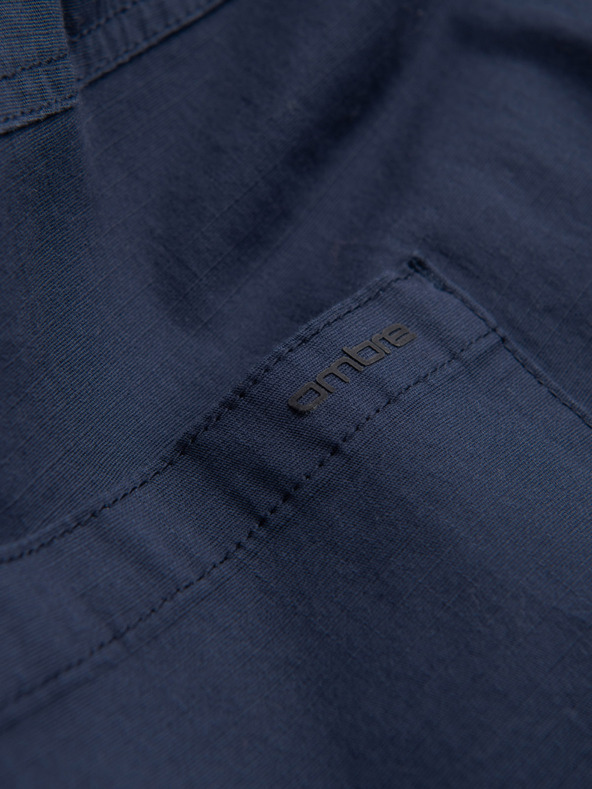 Ombre Clothing Тъмно сини мъжки товарни панталони джогер Ombre Clothing