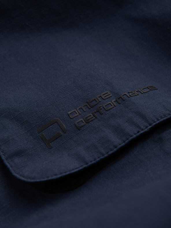 Ombre Clothing Тъмно сини мъжки товарни панталони джогер Ombre Clothing