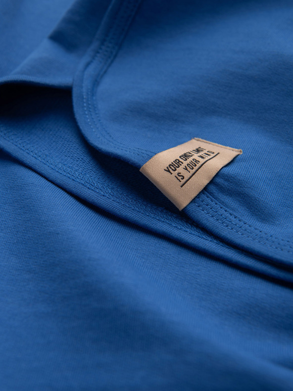 Ombre Clothing Сини мъжки къси панталони Ombre Clothing