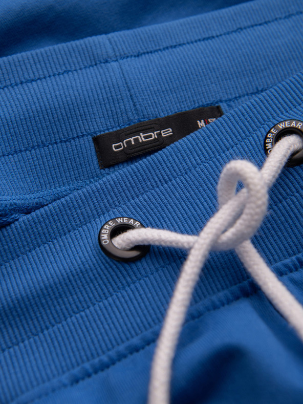 Ombre Clothing Сини мъжки къси панталони Ombre Clothing