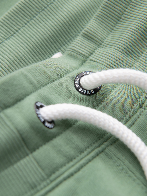 Ombre Clothing Зелени спортни къси панталони Ombre Clothing