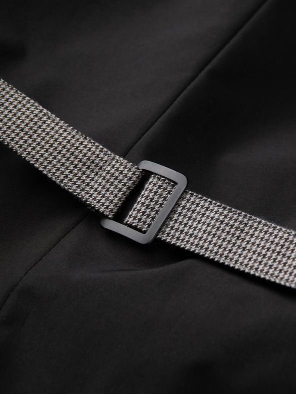 Ombre Clothing Сива мъжка жилетка от жакард Ombre Clothing