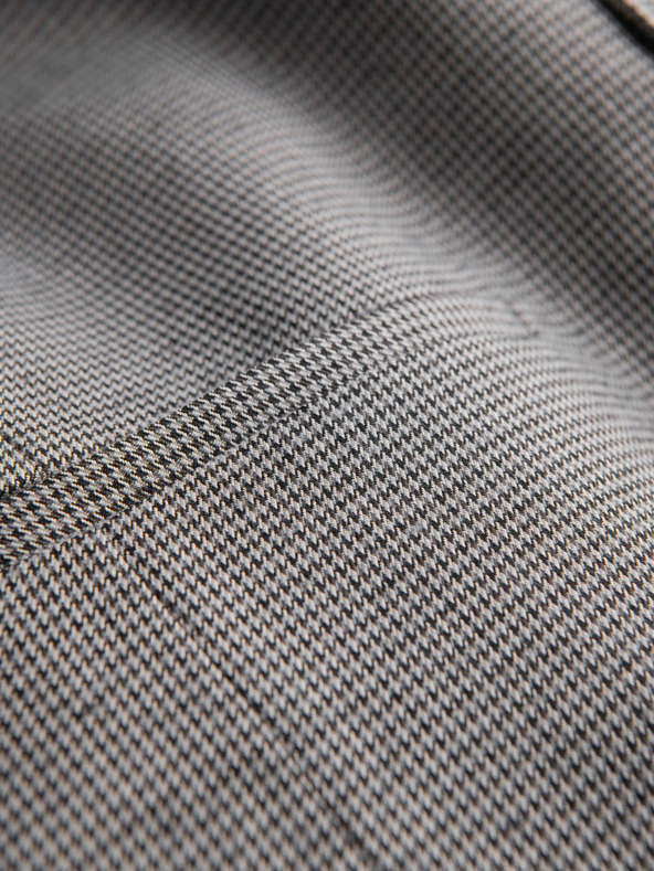 Ombre Clothing Сива мъжка жилетка от жакард Ombre Clothing