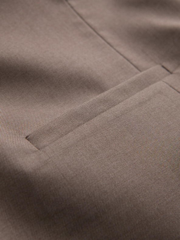 Ombre Clothing Бежова мъжка жилетка за костюм Ombre Clothing