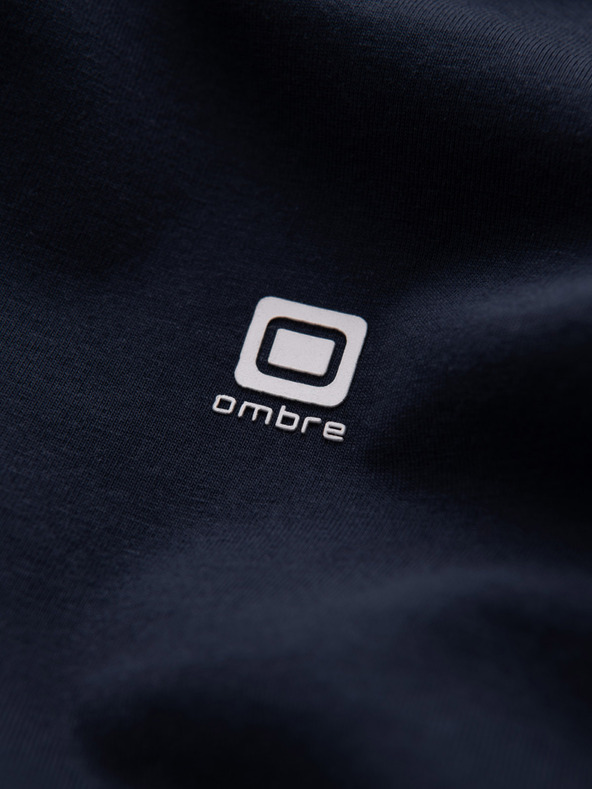 Ombre Clothing Тъмно синя мъжка тениска Ombre Clothing