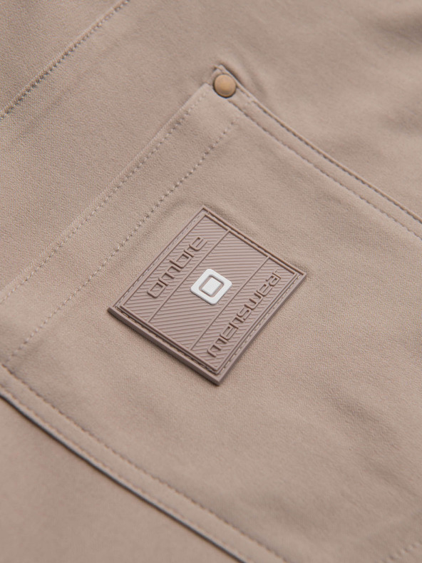 Ombre Clothing Бежов мъжки карго панталон Ombre Clothing