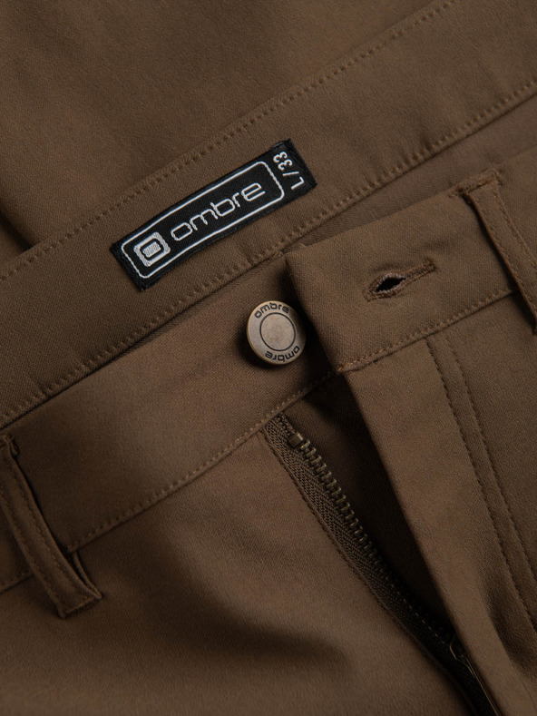 Ombre Clothing Хаки мъжки карго панталони Ombre Clothing