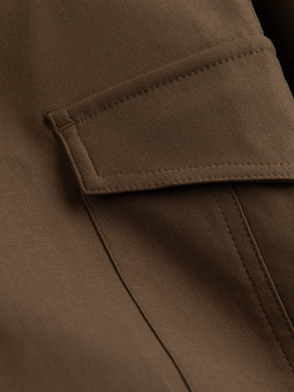 Ombre Clothing Хаки мъжки карго панталони Ombre Clothing