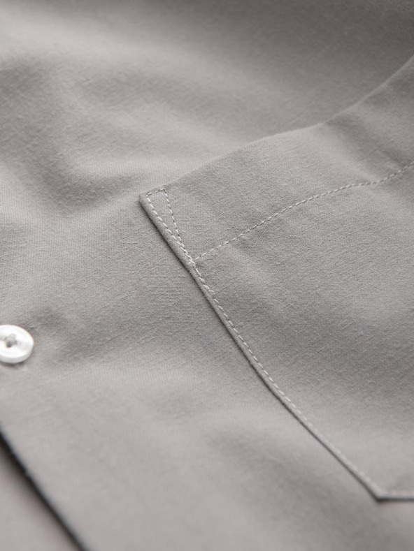 Ombre Clothing Мъжка сива риза Ombre Clothing