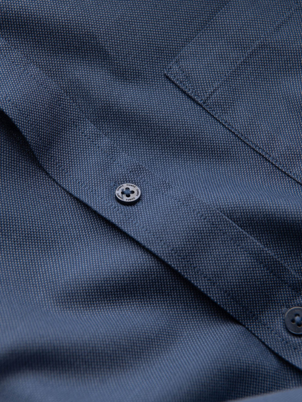 Ombre Clothing Тъмно синя мъжка риза Омбре Облекло