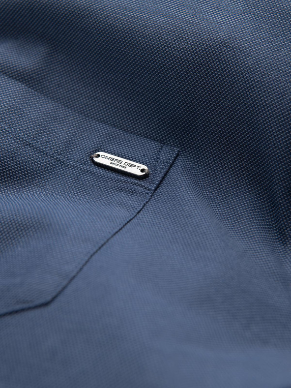 Ombre Clothing Тъмно синя мъжка риза Омбре Облекло