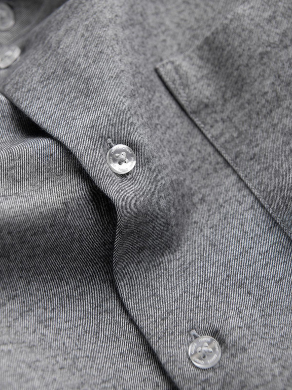 Ombre Clothing Светлосива мъжка риза Ombre Clothing