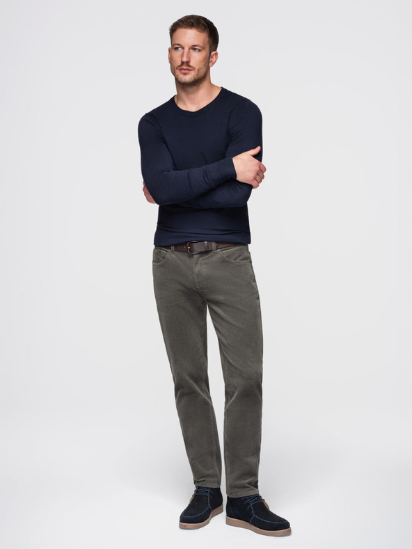 Ombre Clothing Тъмно син мъжки пуловер Ombre Clothing