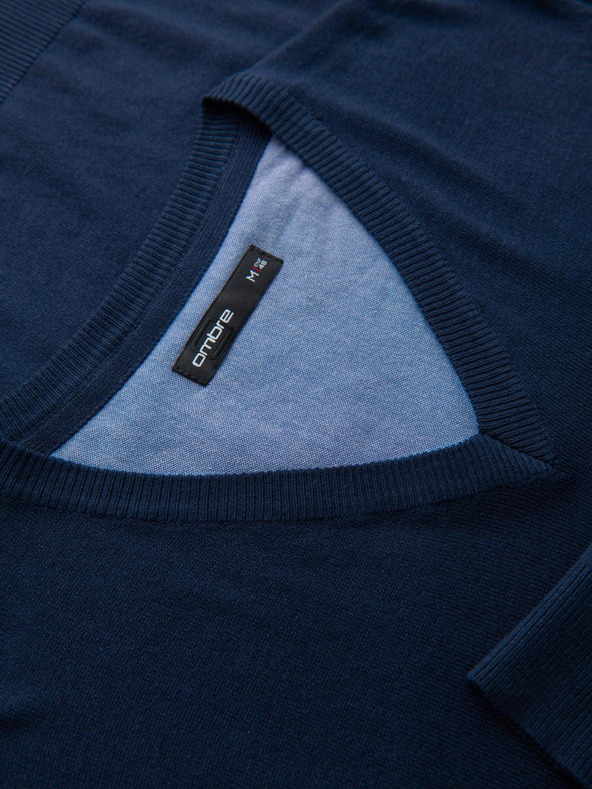 Ombre Clothing Тъмно син мъжки пуловер Ombre Clothing