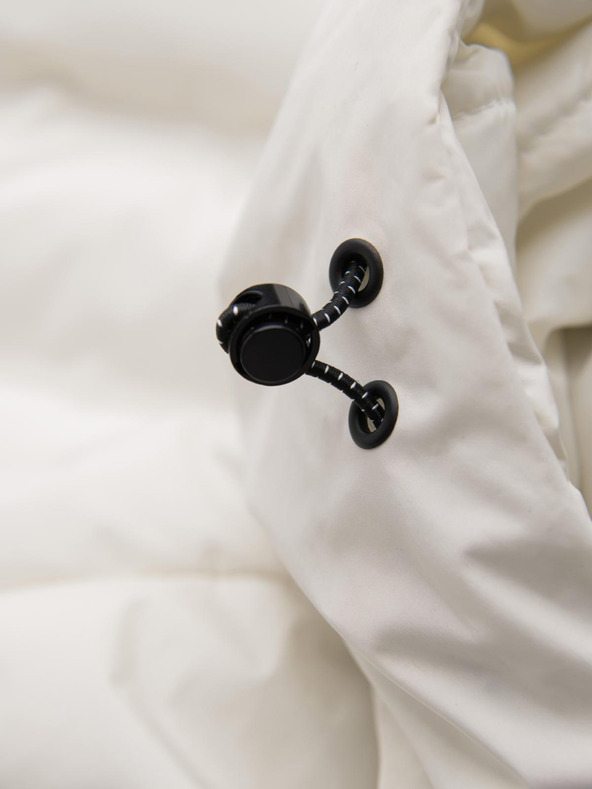 Ombre Clothing Кремаво мъжко ватирано зимно яке Ombre Clothing