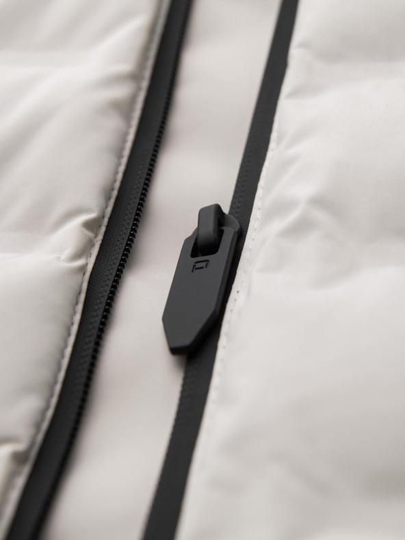 Ombre Clothing Кремаво мъжко ватирано зимно яке Ombre Clothing