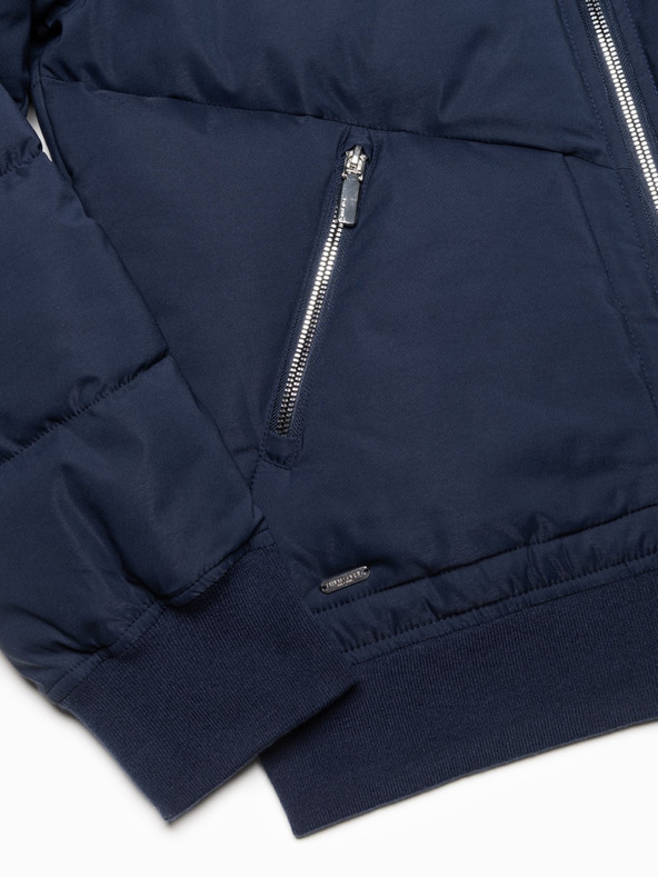 Ombre Clothing Тъмносиньо мъжко ватирано бомбе Ombre Clothing