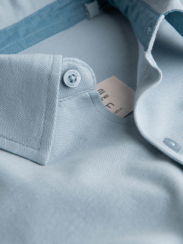 Ombre Clothing Светлосиня мъжка риза K540