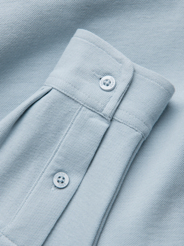 Ombre Clothing Светлосиня мъжка риза K540