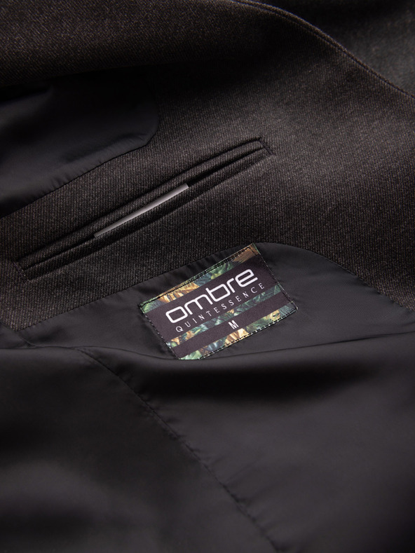 Ombre Clothing Мъжко яке в цвят тен със стояща яка Ombre Clothing