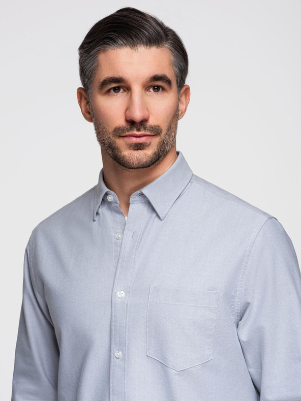 Ombre Clothing Мъжка оксфордска риза Ombre Clothing V1 OM-SHOS-0173