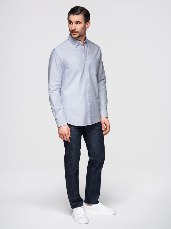 Ombre Clothing Мъжка оксфордска риза Ombre Clothing V1 OM-SHOS-0173