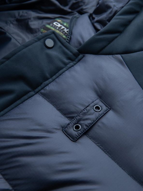 Ombre Clothing Мъжко ватирано дълго яке с големи джобове Ombre Clothing