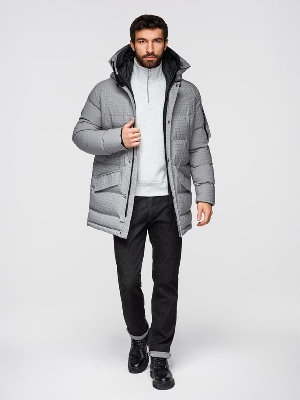 Ombre Clothing Мъжко дълго яке тип "парка" за открито Ombre Clothing