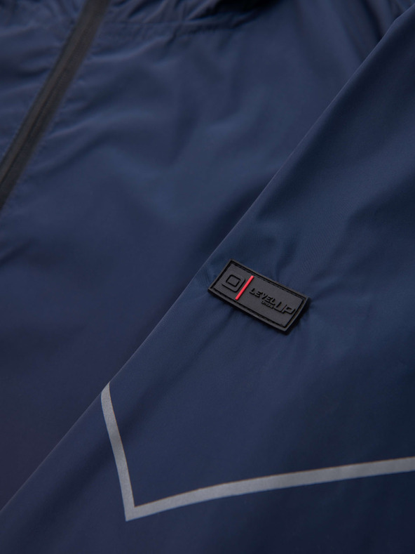 Ombre Clothing Червено-синьо мъжко спортно яке от Ombre Clothing