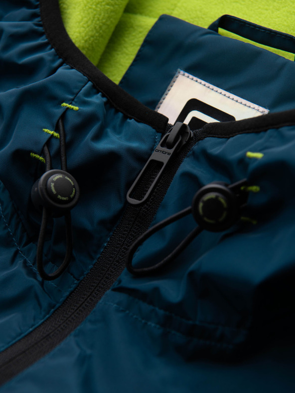 Ombre Clothing Мъжко спортно яке в зелено и бензин Ombre Clothing