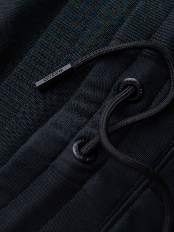 Ombre Clothing Черни мъжки основни спортни панталони Ombre Clothing