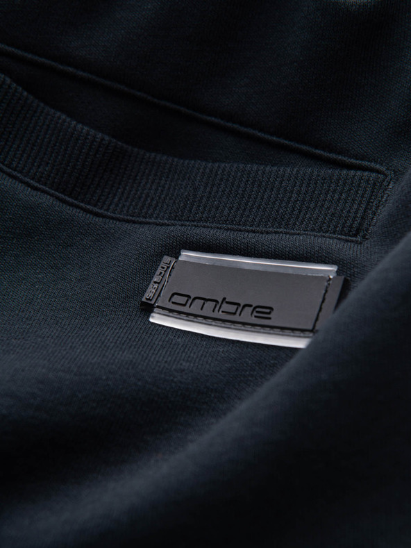 Ombre Clothing Черни мъжки основни спортни панталони Ombre Clothing