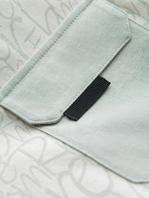 Ombre Clothing Светлозелена мъжка тениска с джоб Ombre Clothing