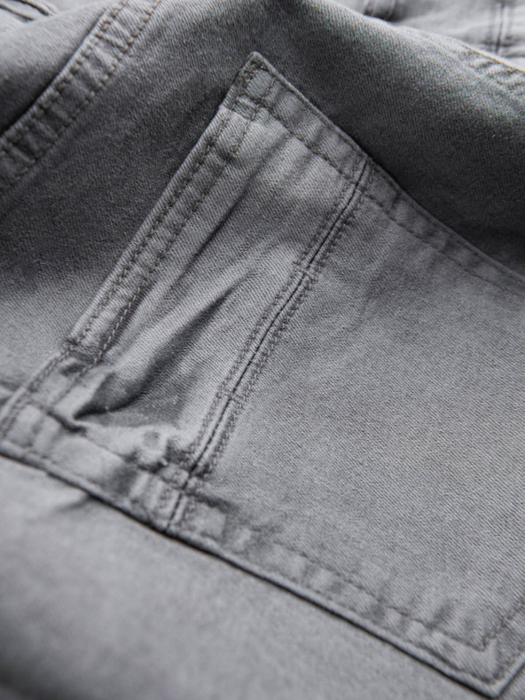 Ombre Clothing Сиви мъжки дънкови шорти Ombre Clothing